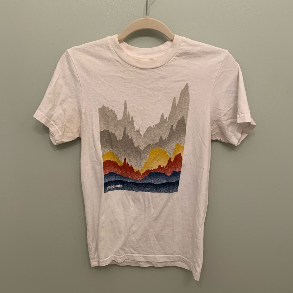 White Patagonia Tee